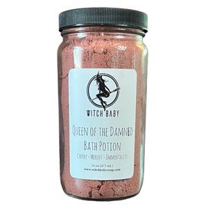 RARE Limited Edition Witch Baby Queen of the Damned Bath Potion, Jar #1, 16 ozs.